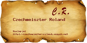 Czechmeiszter Roland névjegykártya