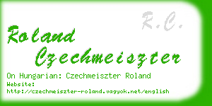 roland czechmeiszter business card